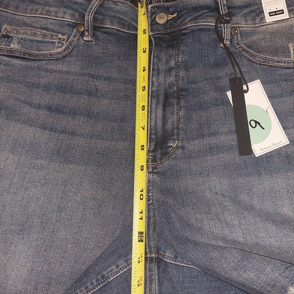 Judy Blue 3XL Cut off Raw Hem tummy Control Distressed Shorts Vacation Resort - Picture 11 of 12